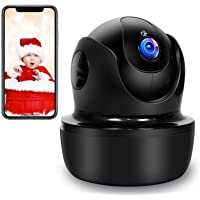 SUPEREYE 1080P Camara Vigilancia- Camara de Vigilancia WiFi Interior FHD con Visión Nocturna- Detección de Movimiento…